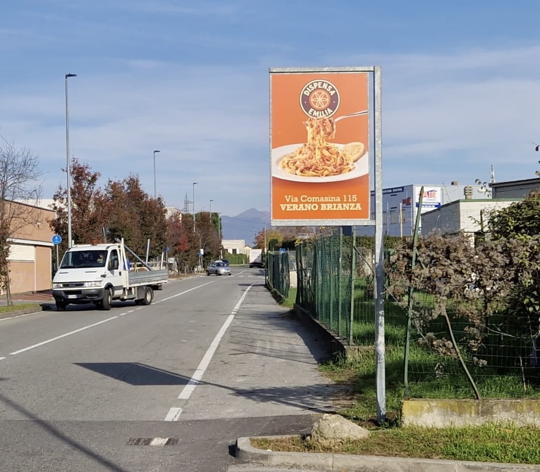 Cartelli pubblicitari Abbiati & Company realizzazione 3